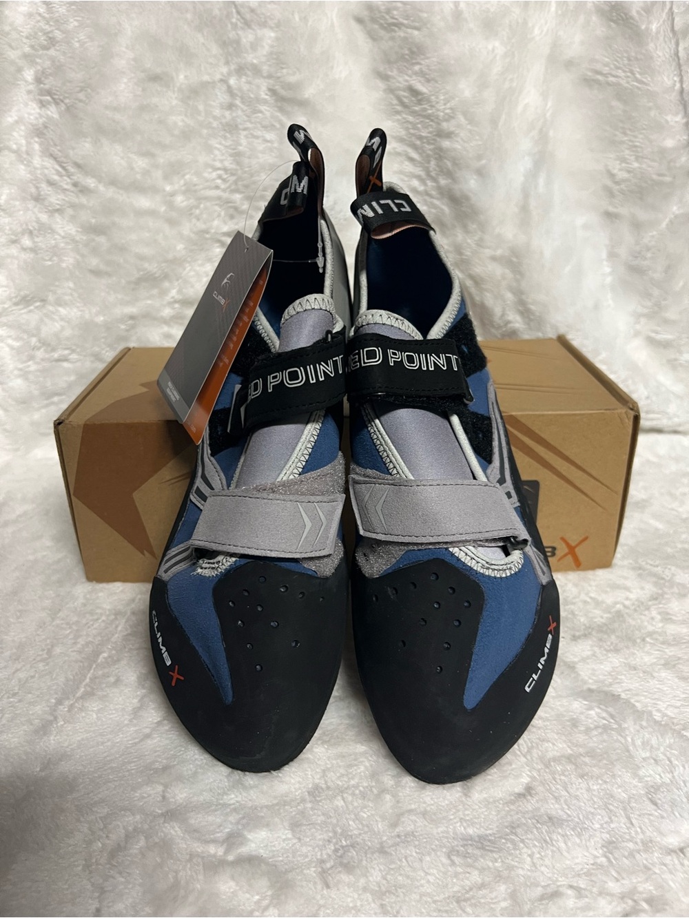 ClimbX Red Point Strap Climbing Shoes - Women’s 12.5 / Mens 11.5